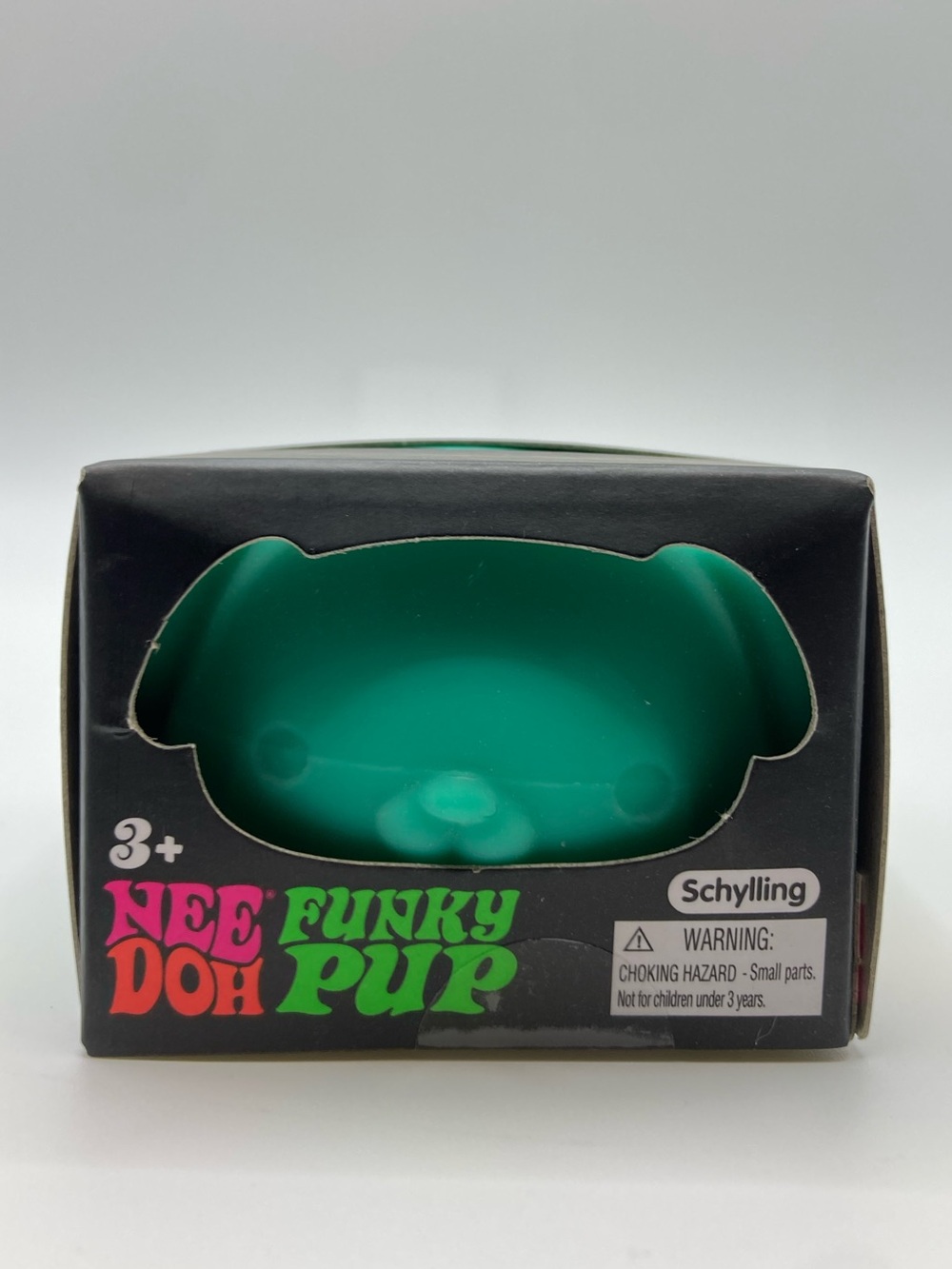 NIB Schylling NeeDoh Funky Pup Teal Squishy Sensory Fidget Toy